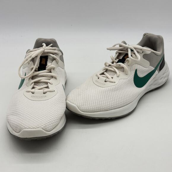 Nike Running Sneakers Mens 12 Revolution 6 Neptune Green Athletic Shoes DC3729 - Picture 1 of 9